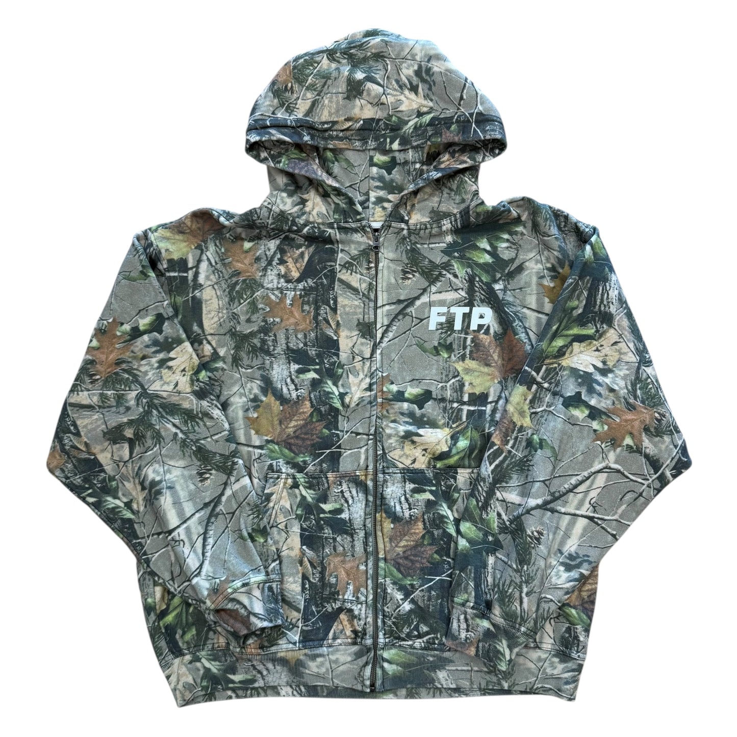 Camo Zip Up Hoodie - Camo