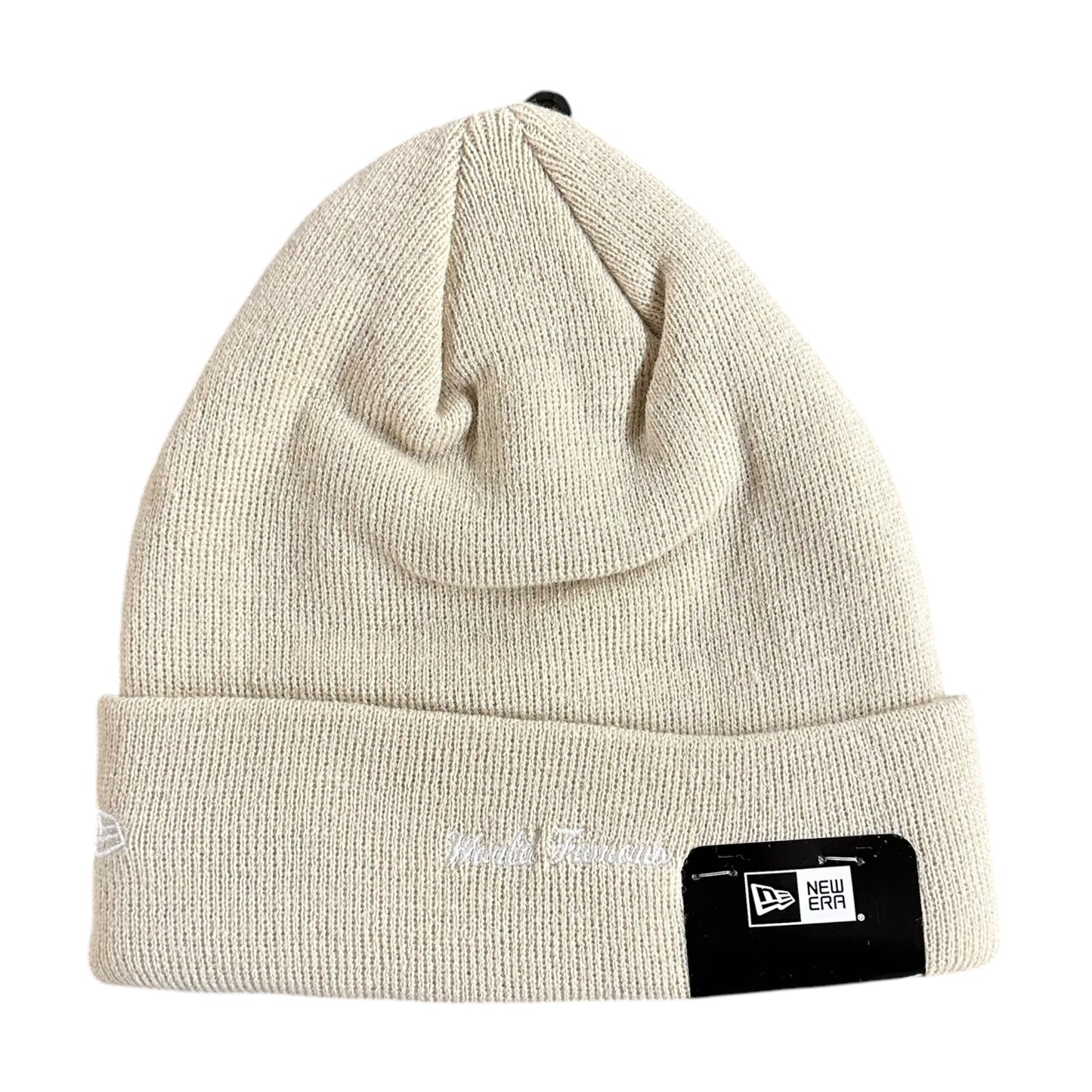 New Era Box Logo Beanie (FW24) - Cream