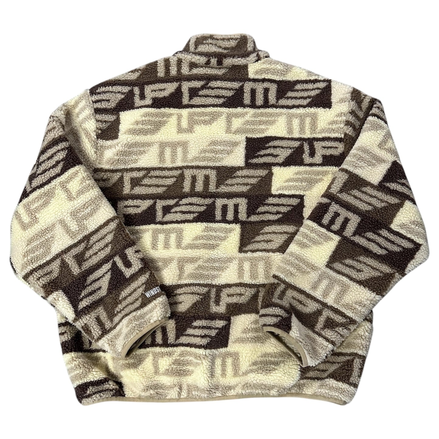 Geo Reversible WINDSTOPPER Fleece Jacket - Tan