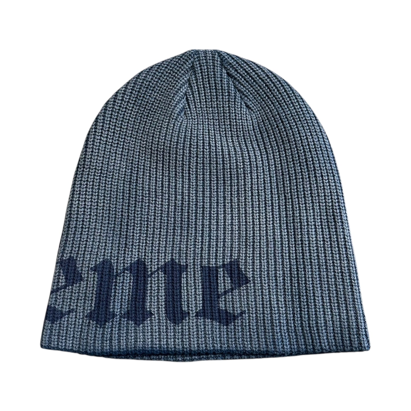 Old English Printed Beanie - Slate