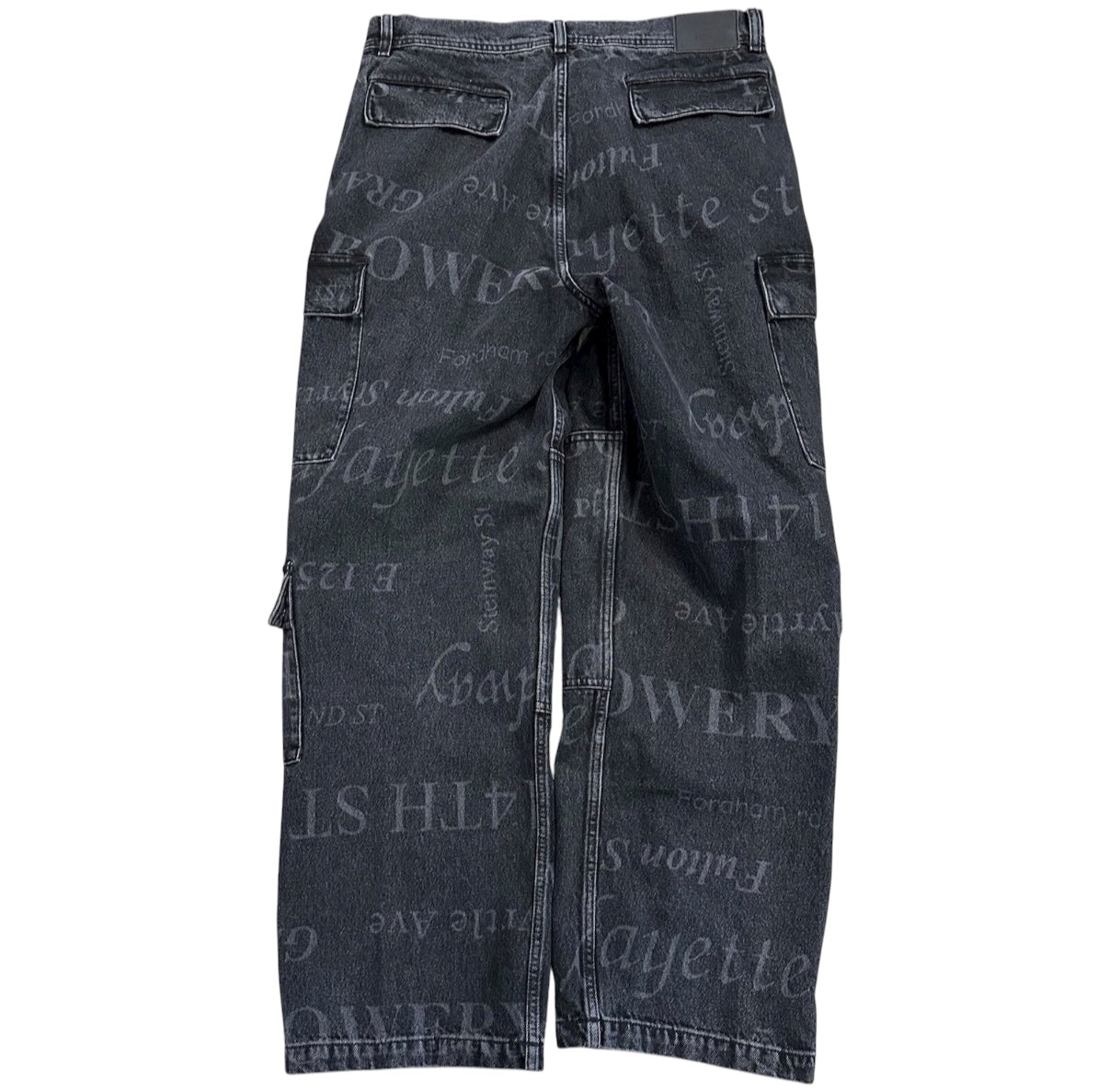 Martine Rose Denim Cargo Pant - Black