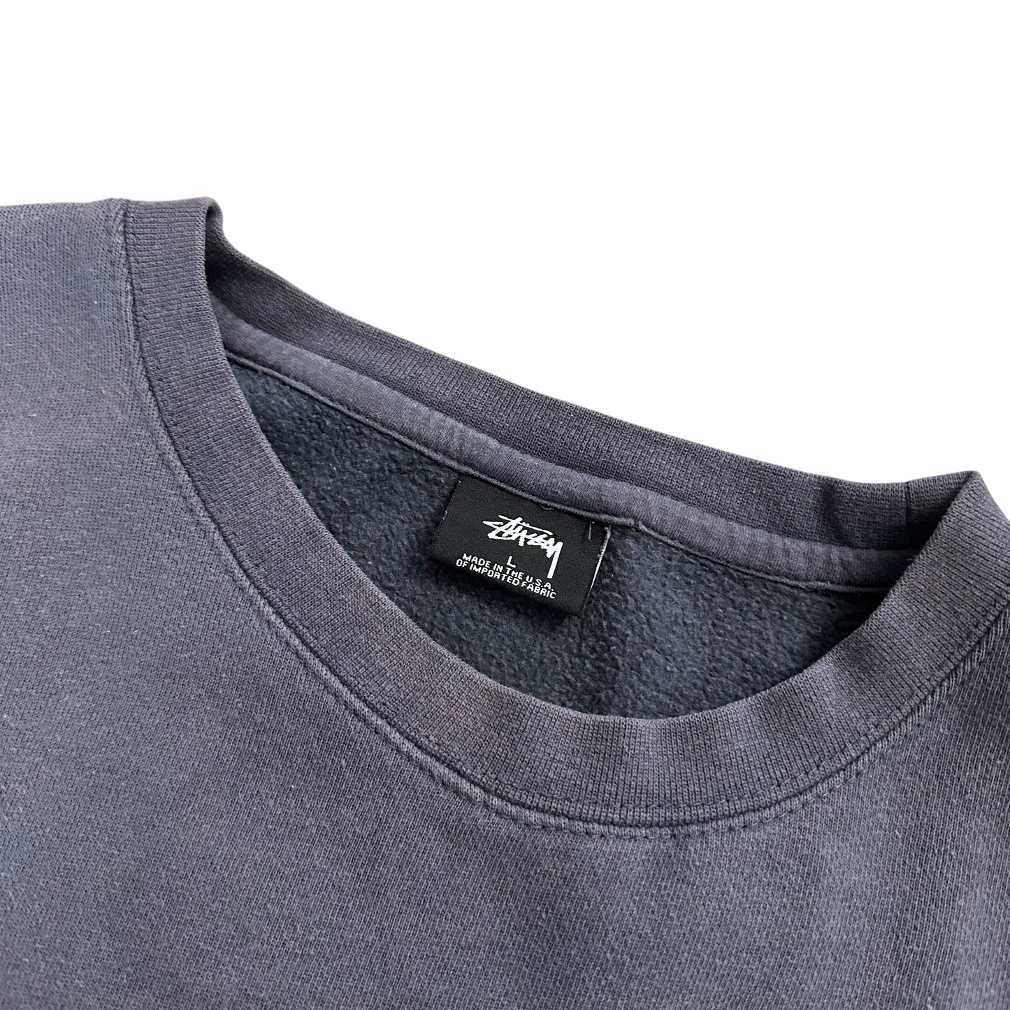Chainstitch Crewneck - Faded Black