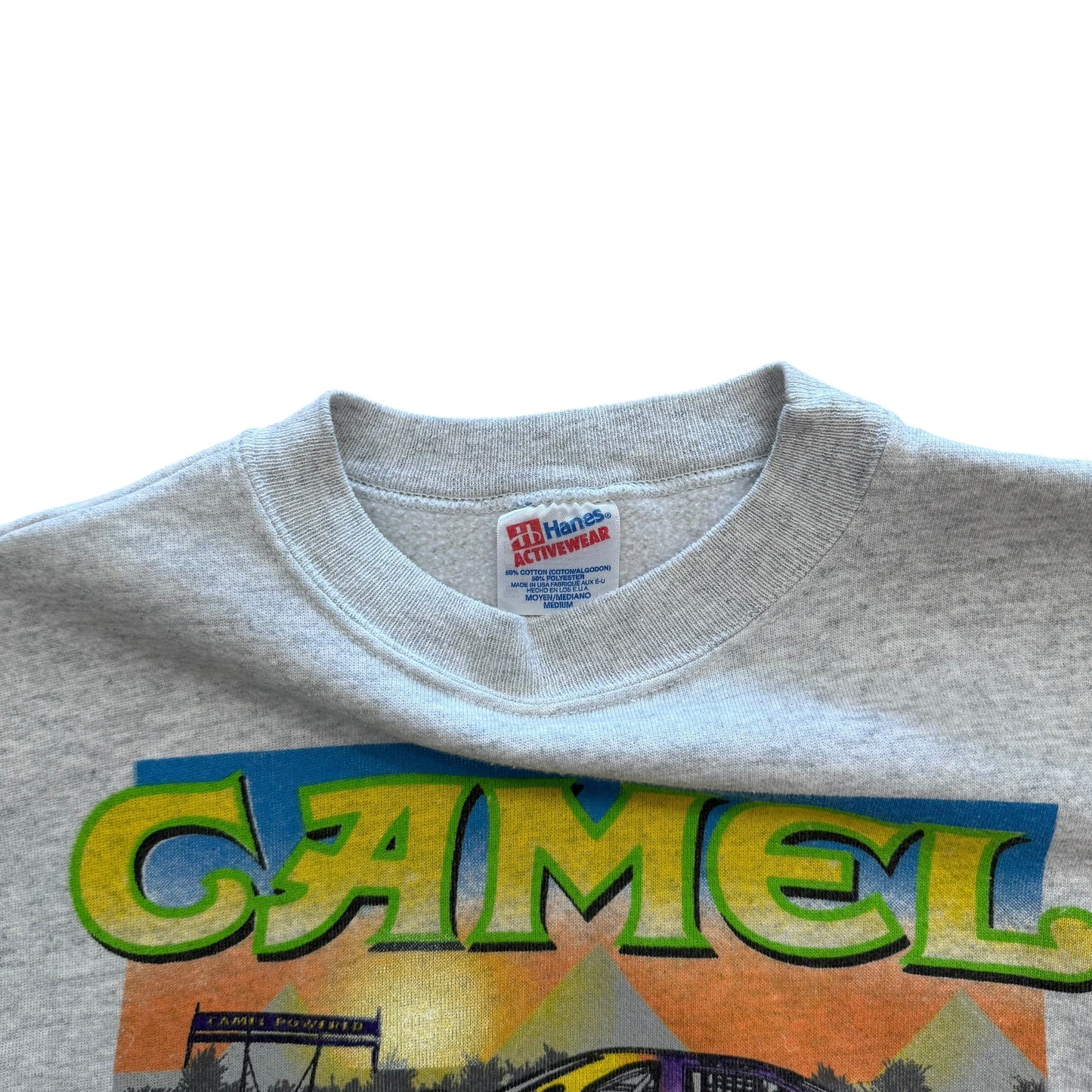 Camel Racing Crewneck - Grey