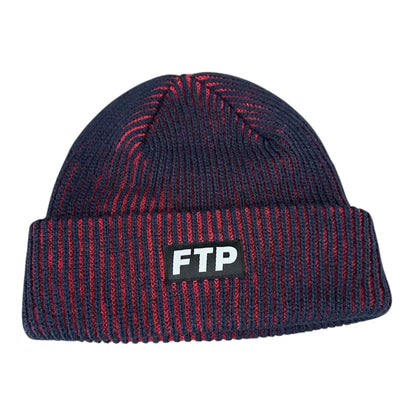 2-Tone Beanie - Navy/Red