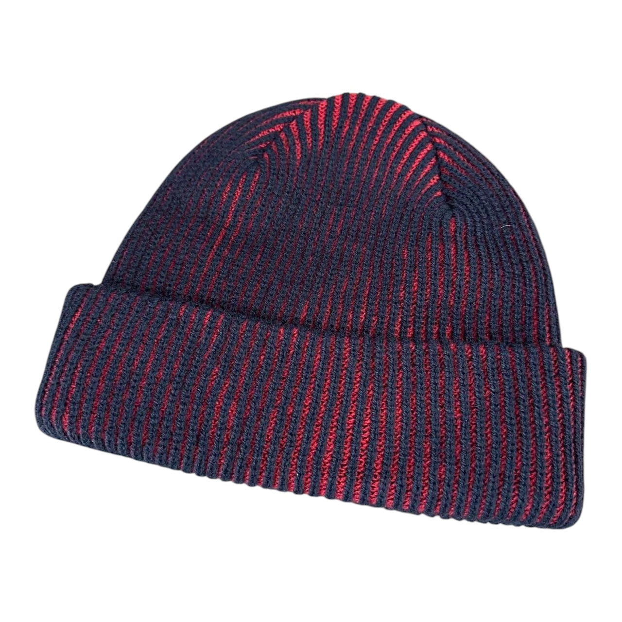 2-Tone Beanie - Navy/Red
