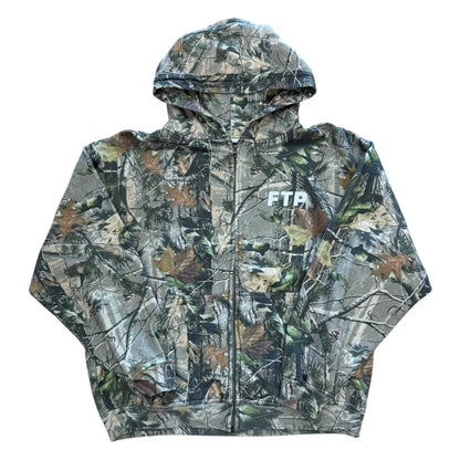 Camo Zip Up Hoodie - Camo
