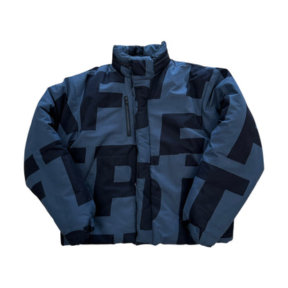 Jumbo Puffer Jacket - Gray/Black