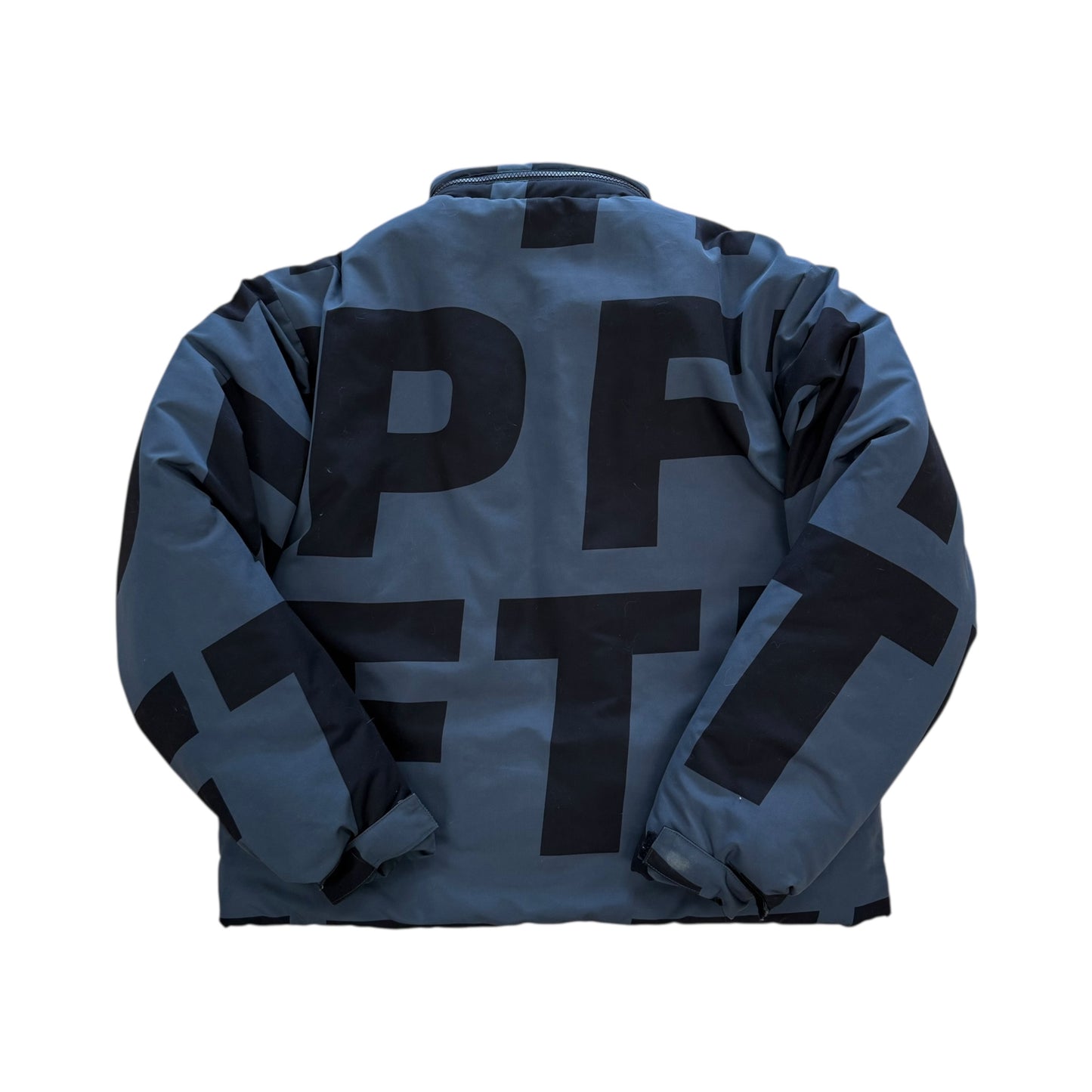 Jumbo Puffer Jacket - Gray/Black