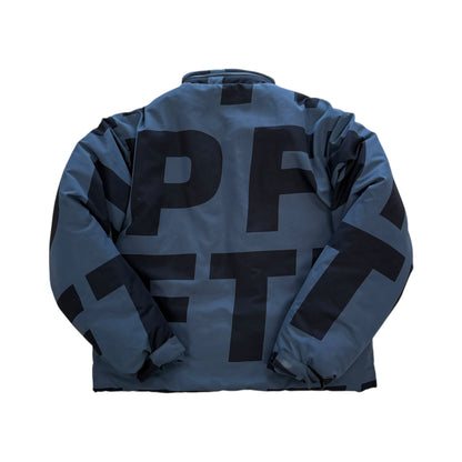 Jumbo Puffer Jacket - Gray/Black