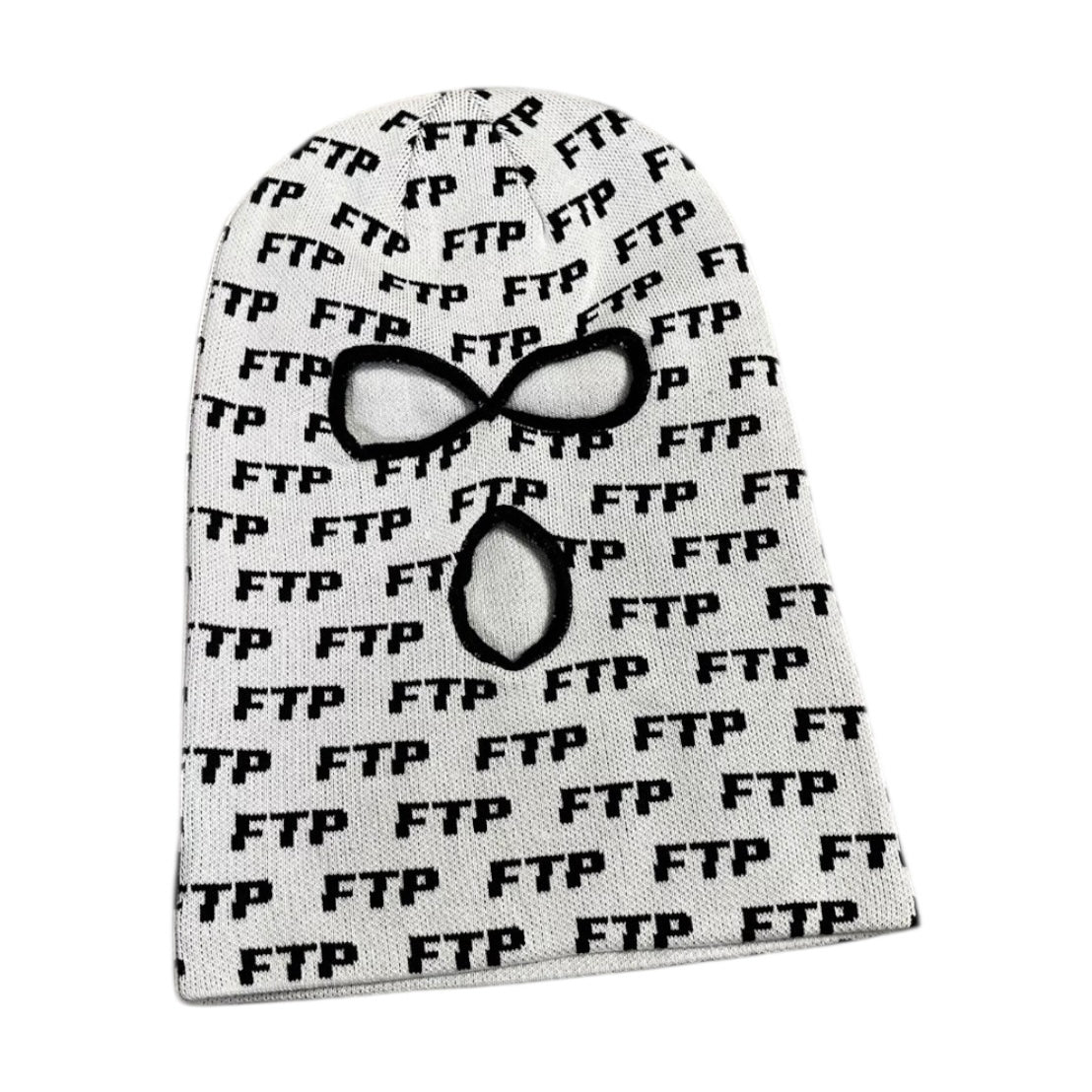 All Over Logo Face Mask - White