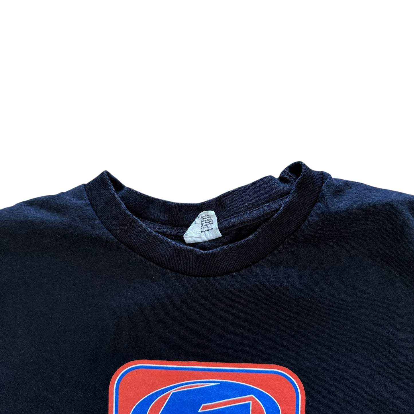 Red Logo Tee - Black