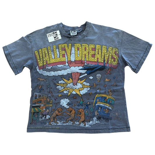 Faded Chaos Bling Tee - Grey