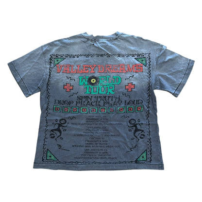 Faded Chaos Bling Tee - Grey