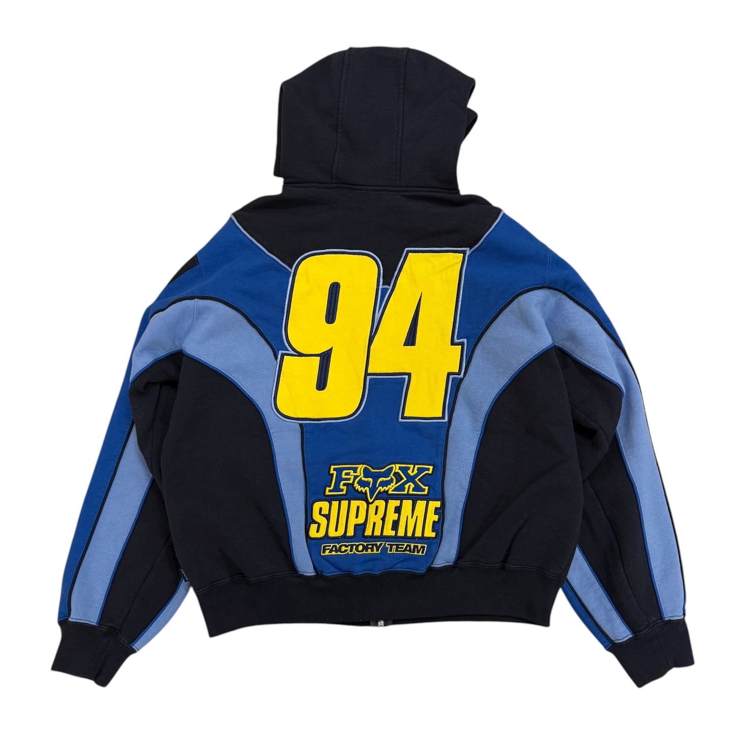 Fox Racing Zip Up Hoodie - Blue