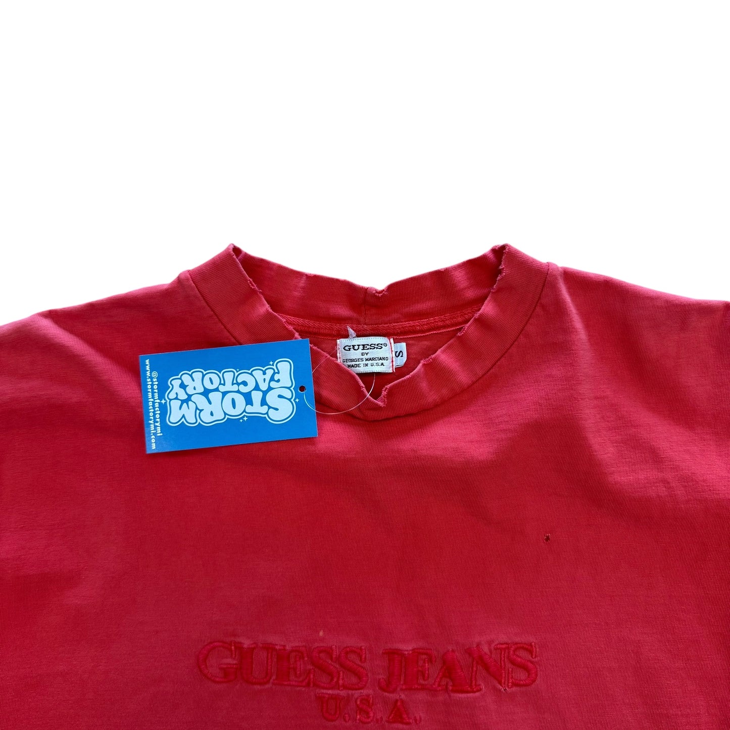 Guess Tee - Solar Red