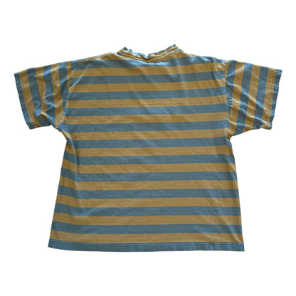 Guess Stripe Tee - Brown/Olive