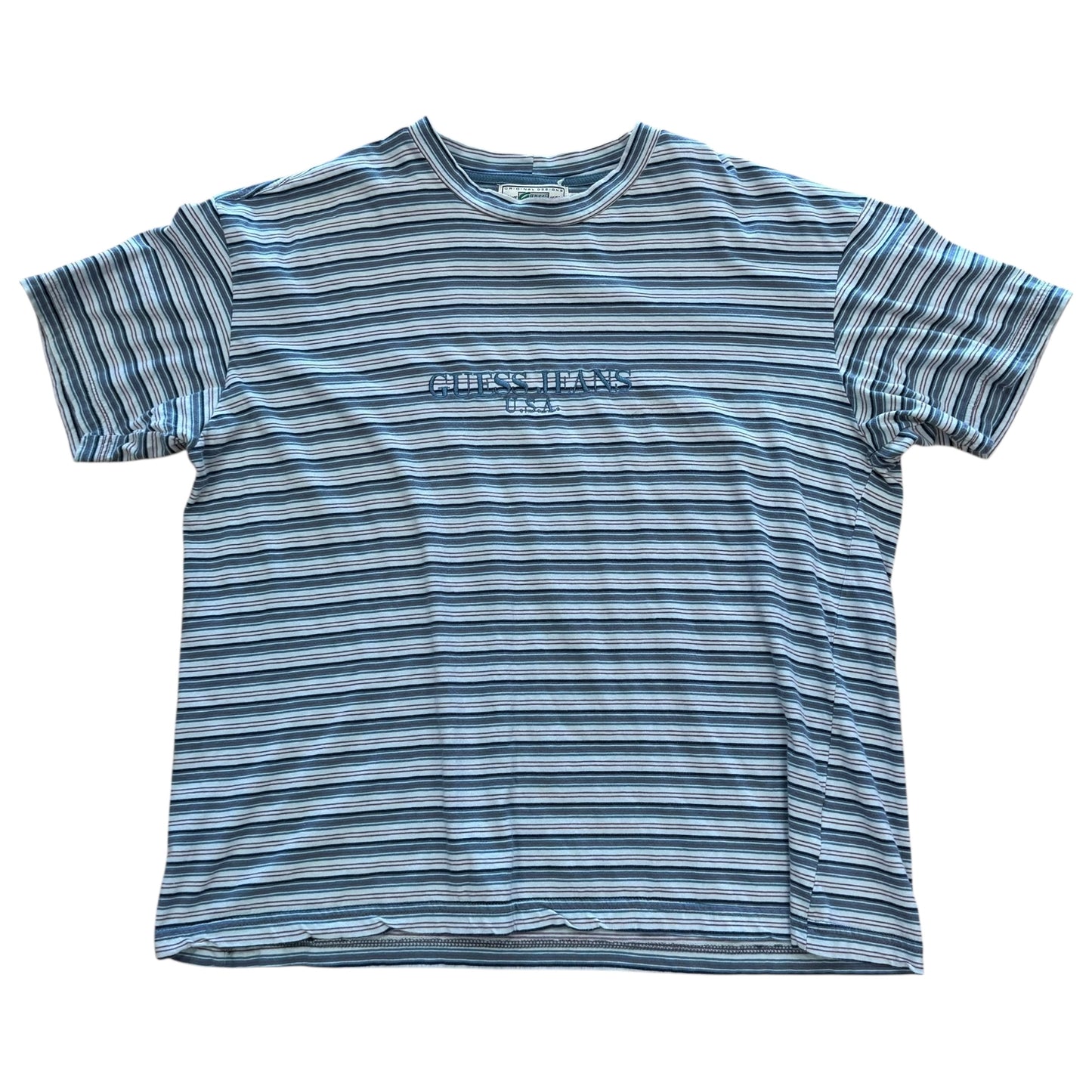 Guess Stripe Tee - Multi Static Stripe
