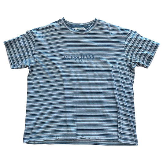 Guess Stripe Tee - Multi Static Stripe