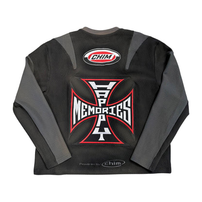 Moto Jersey - Washed Black