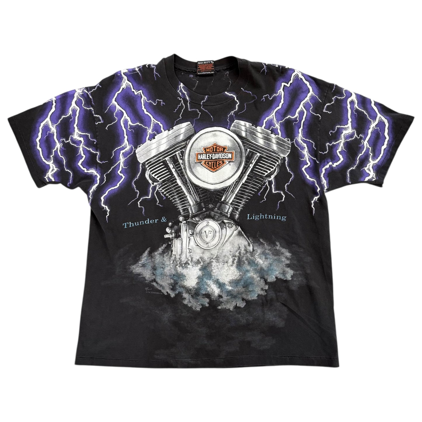Harley Davidson Thunder and Lightning Tee