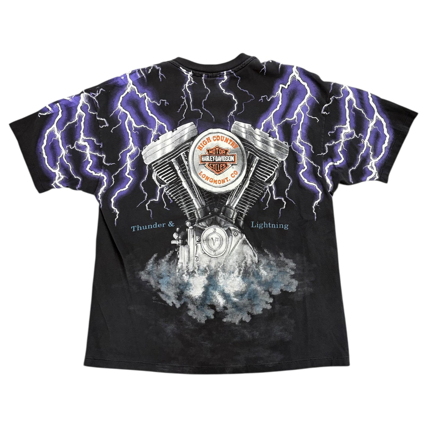 Harley Davidson Thunder and Lightning Tee