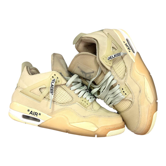 Jordan 4 - Off-White Sail (Women's) [PRE OWNED]