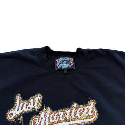 Just Married Tee - Black