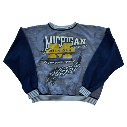 Michigan Scratch Crewneck