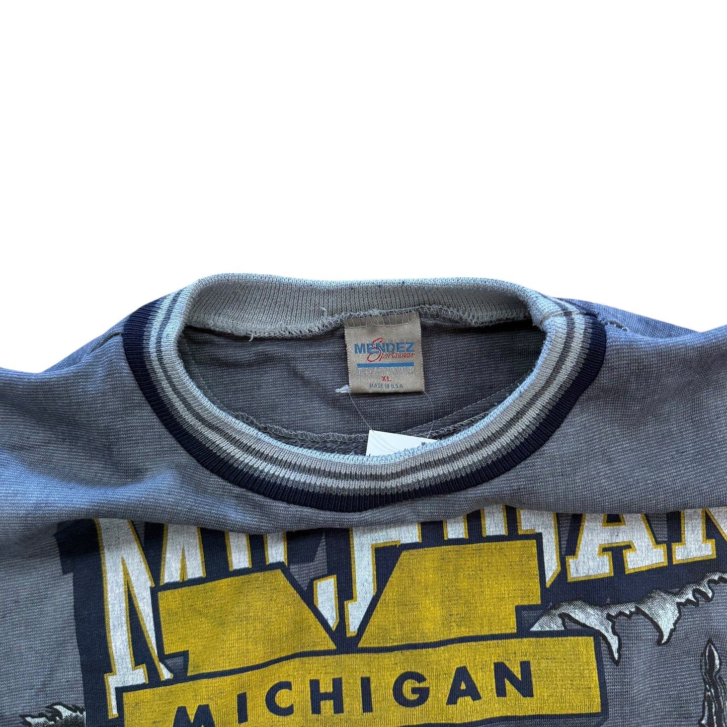Michigan Scratch Crewneck