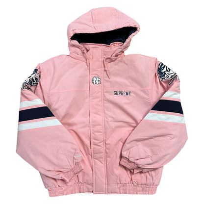 Mitchell & Ness NCAA Hooded Stadium Jacket - Pink