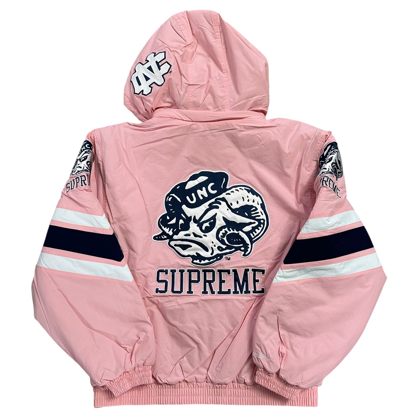 Mitchell & Ness NCAA Hooded Stadium Jacket - Pink