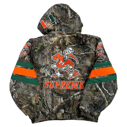 Mitchell & Ness NCAA Hooded Stadium Jacket - Camo