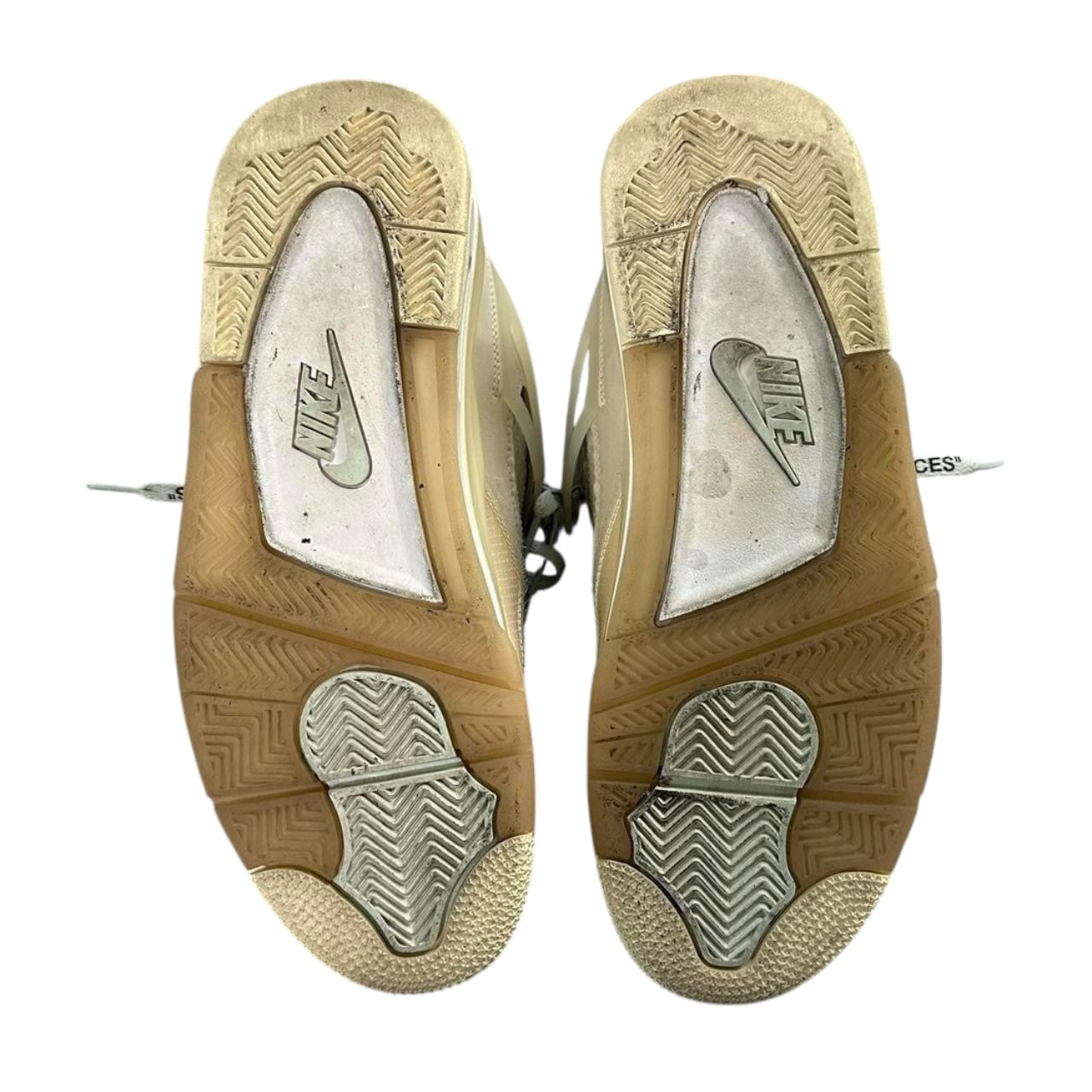 Jordan 4 - Off-White Sail (Women's) [PRE OWNED]