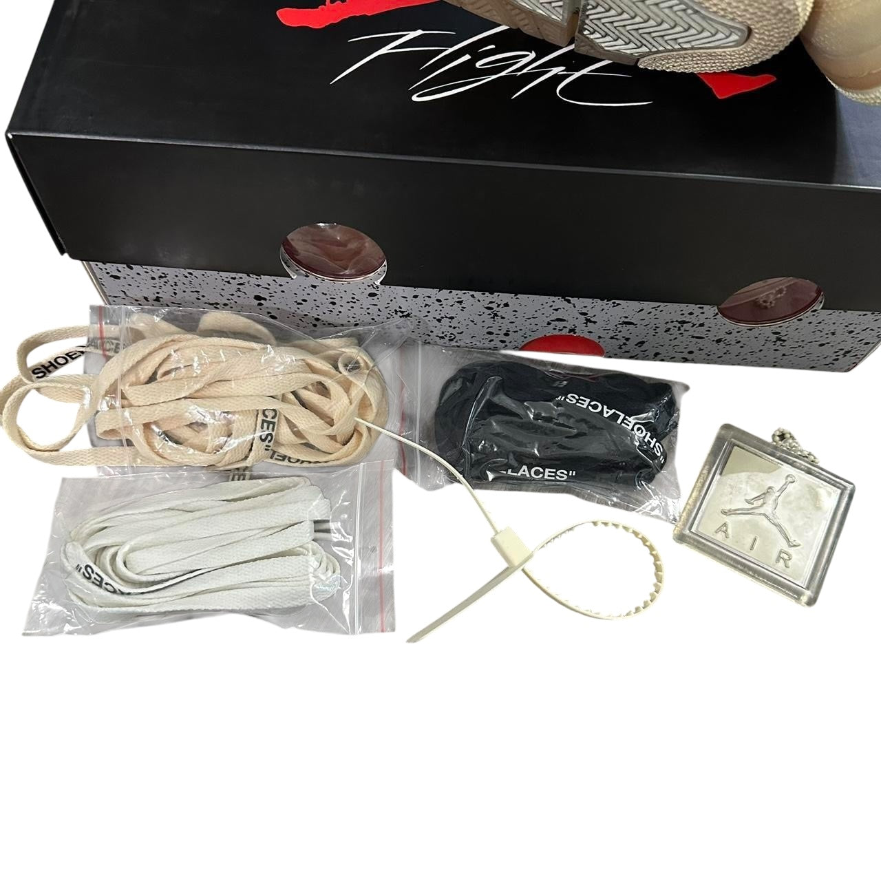 Jordan 4 - Off-White Sail (Women's) [PRE OWNED]