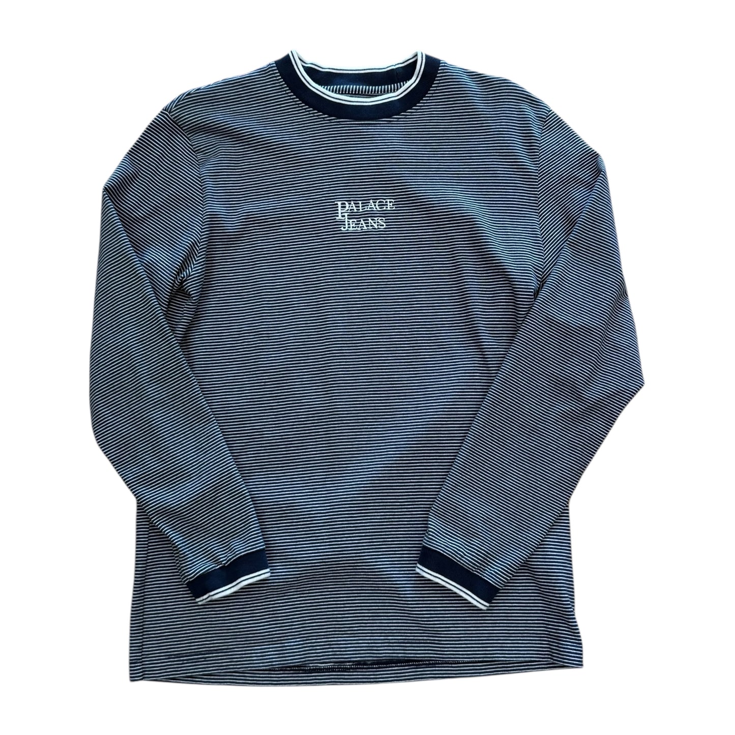Palace Jeans Long Sleeve - Navy/White