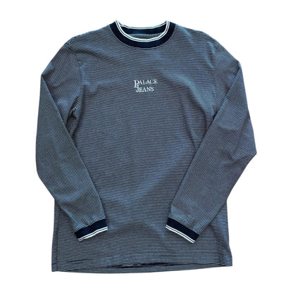 Palace Jeans Long Sleeve - Navy/White