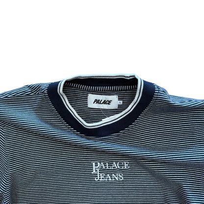 Palace Jeans Long Sleeve - Navy/White