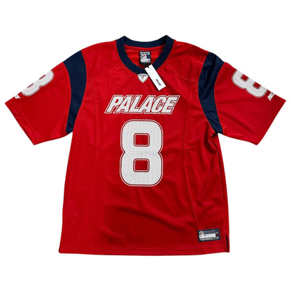 Mesh Football Top Jersey - Red