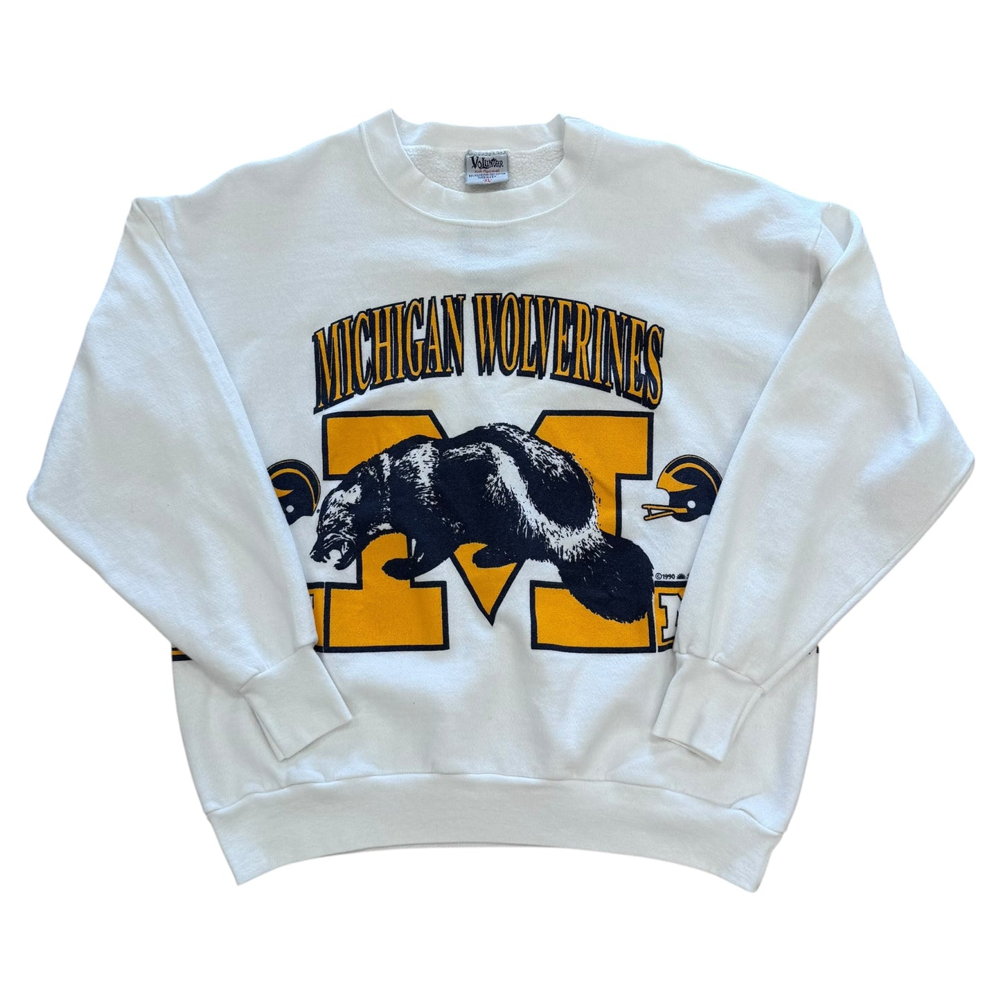 Michigan Wolverines Crewneck - White