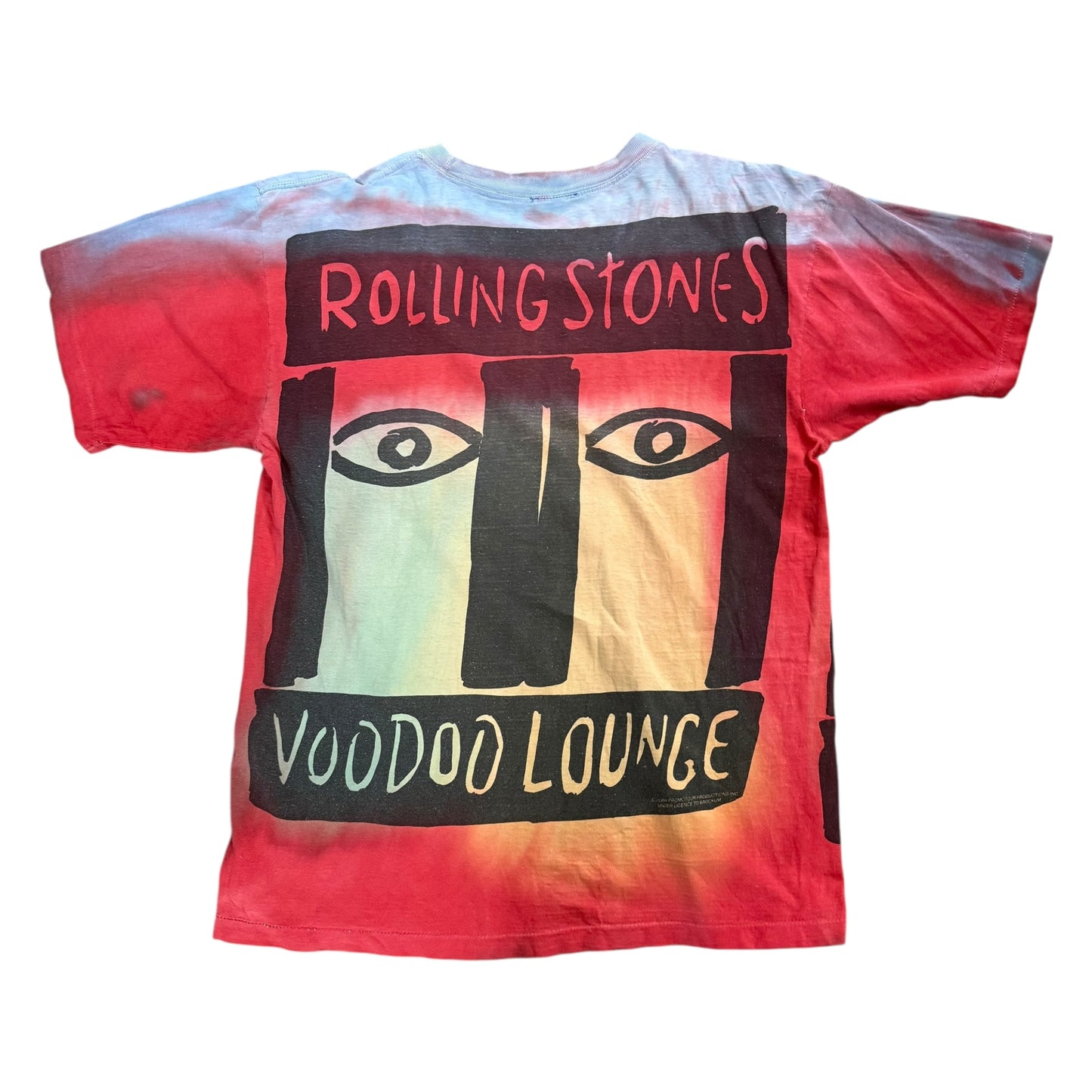 Rolling Stones Voodoo Lounge Tie-Dye Tee - Red