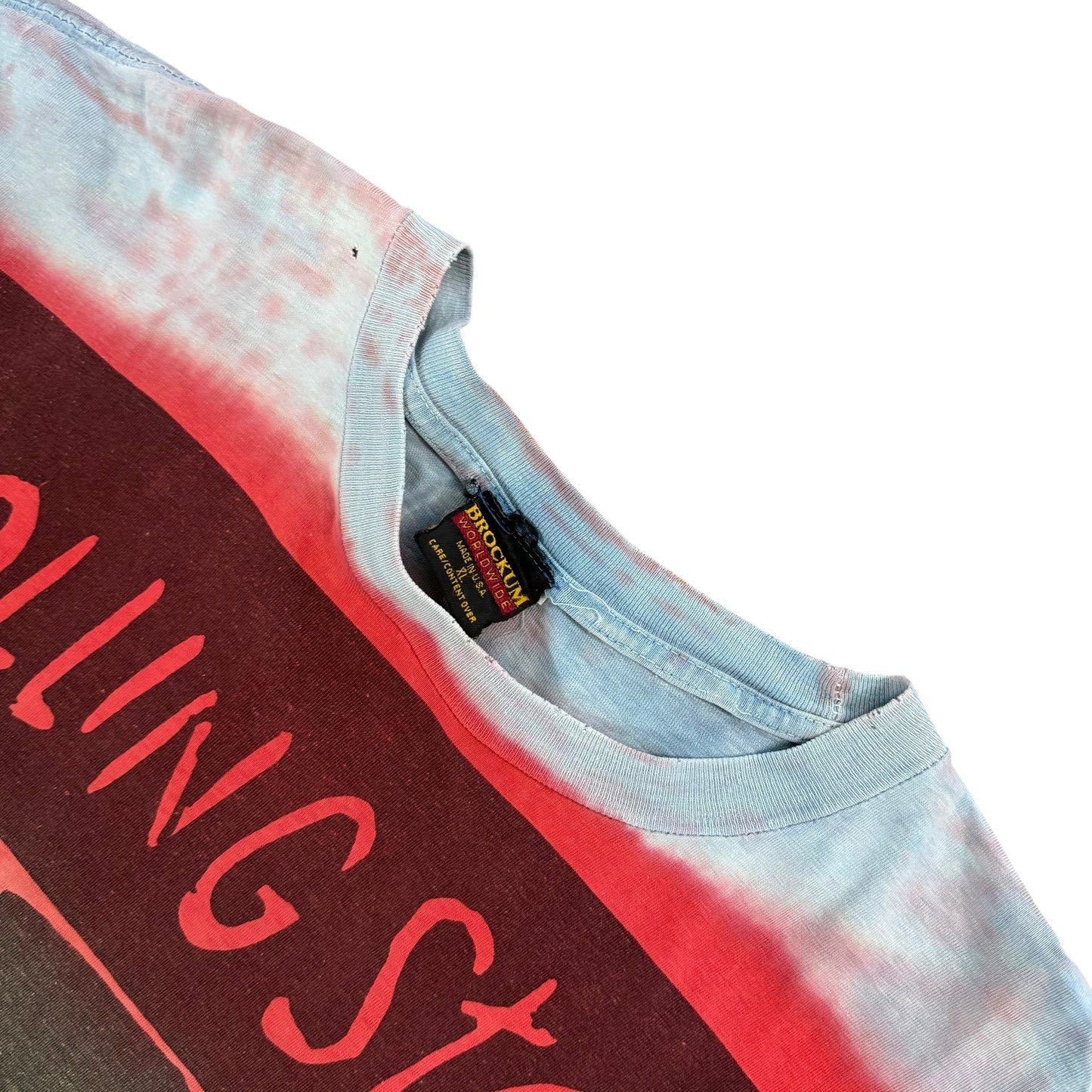 Rolling Stones Voodoo Lounge Tie-Dye Tee - Red