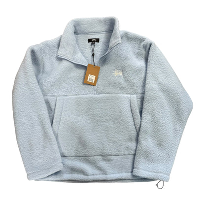 1/4 Zip Fleece - Light Blue