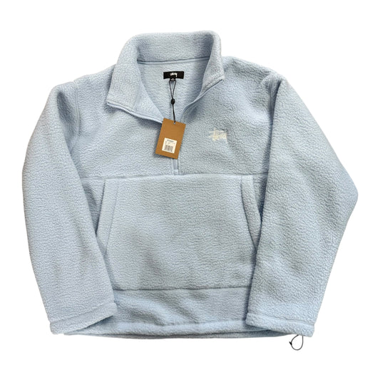 1/4 Zip Fleece - Light Blue