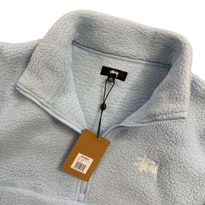 1/4 Zip Fleece - Light Blue