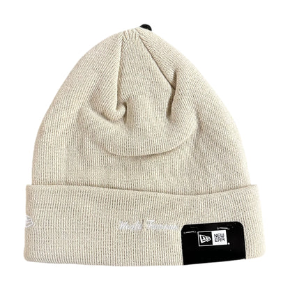 New Era Box Logo Beanie (FW24) - Cream