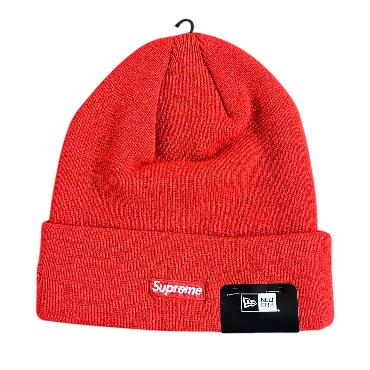 New Era Script Logo Beanie - Red