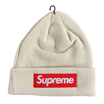 New Era Box Logo Beanie (FW24) - Cream