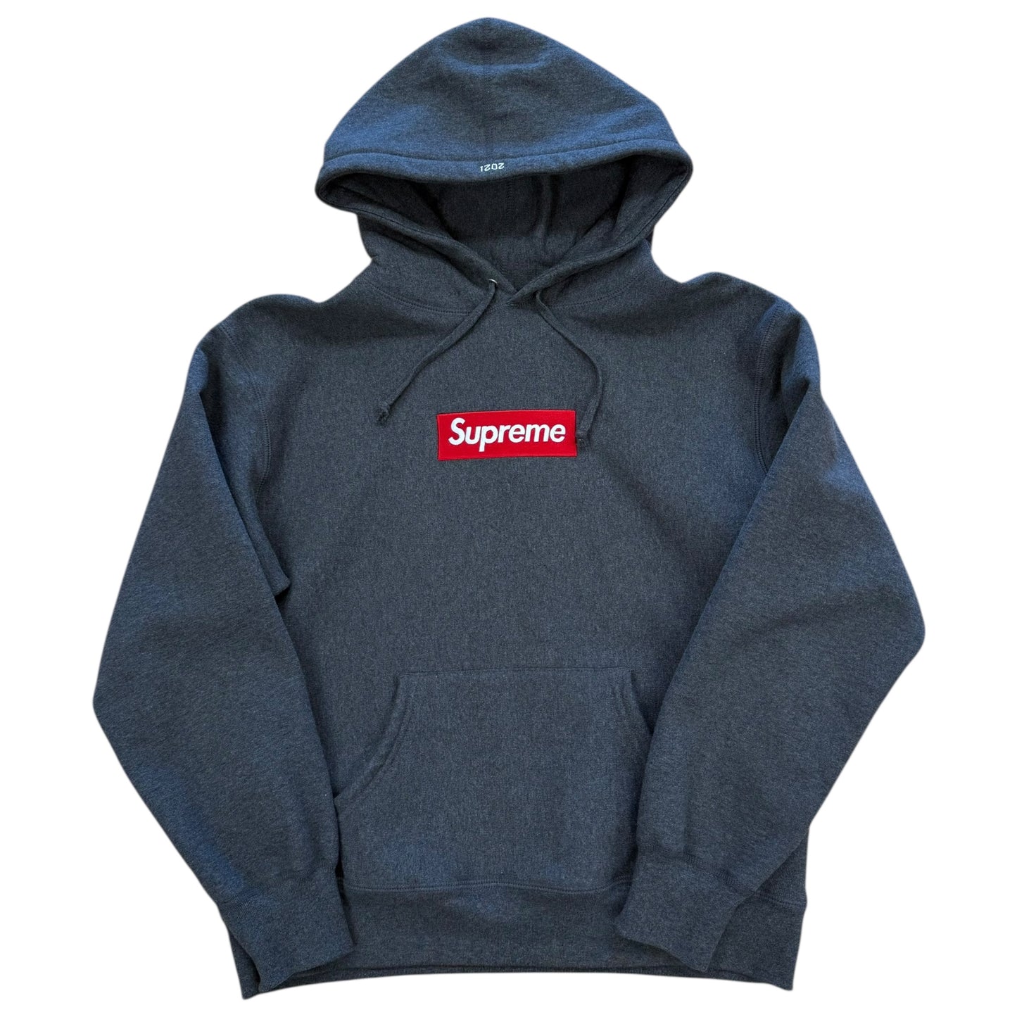 Box Logo Hoodie (FW21) - Charcoal Grey