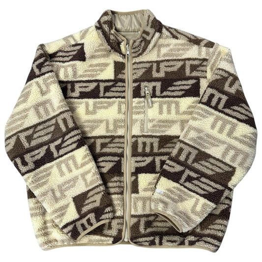 Geo Reversible WINDSTOPPER Fleece Jacket - Tan