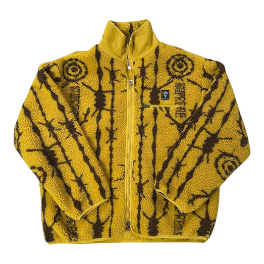 SOUTH2 WEST8 Fleece Jacket - Mustard Yellow